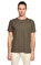 John Varvatos Düz Renk Haki T-Shirt #1
