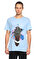 Les Benjamins Baskılı Mavi T-Shirt #1