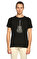 John Varvatos Usa Baskı Desen Siyah T-Shirt #3