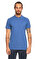 Casual Men Mavi Polo T-Shirt #1