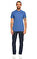 Casual Men Mavi Polo T-Shirt #2