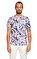 Ted Baker Çiçek Desenli Gri T-Shirt #1