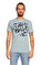 Ted Baker Çiçek Desenli Mavi T-Shirt #1