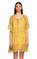 Rene Derhy Çiçek Desenli Mini Sarı Uzun Elbise #2