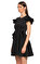 Ted Baker Fırfır Detaylı Mini Siyah Elbise #3