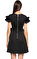 Ted Baker Fırfır Detaylı Mini Siyah Elbise #4