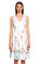 Ted Baker Çiçek Desenli Beyaz Elbise #2
