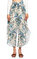 Rene Derhy Çiçek Desen Ekru Pantolon #1