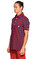 Michael Bastian Çizgili Kırmızı Lacivert Polo T-Shirt #4