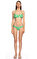 Diane Von Furstenberg Karma Desen Yeşil Bikini Alt #2