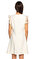 Giambattista Valli Fırfır Detaylı Beyaz Elbise #4