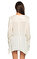 BCBG MAX AZRIA İşleme Detaylı V Yaka Beyaz Bluz #7