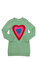 Laura Ashley Kız Çocuk Kalp Desenli Elbise #1