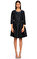 Tara Jarmon İşleme Detaylı Lacivert Elbise #1