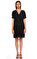 Tara Jarmon İşleme Detaylı Siyah Elbise #1