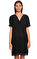 Tara Jarmon İşleme Detaylı Siyah Elbise #2