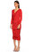 Donna Karan Midi Kırmızı Elbise #2