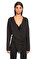 Donna Karan Kruvaze Siyah Bluz #3