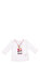 Little Marc Jacobs Kız Bebek Baskı Desen Uzun Kollu Beyaz T-Shirt #1