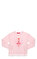 Agatha Ruiz De La Prada Kız Çocuk Baskı Desen Tül Detaylı Pembe  Sweatshirt #1