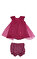 Baby Dior Kız Bebek Gül Kurusu Elbise #1