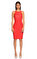 Versace Kolsuz Kırmızı Elbise #1