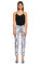 Versace Desenli Lila Beyaz Pantolon #2