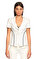 Versace Puantiyeli Kısa Kollu Beyaz Ceket #1