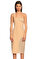 Versace İşleme Detaylı Nude Elbise #2