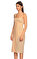 Versace İşleme Detaylı Nude Elbise #3