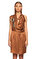 Elie Tahari Kruvaze Kahverengi Elbise #2