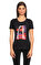 Just Cavalli İşleme Detaylı Siyah T-Shirt #1