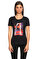 Just Cavalli İşleme Detaylı Siyah T-Shirt #3