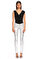 Karl Lagerfeld Desenli Gümüş Jean Pantolon #2