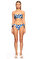 Pain De Sucre Desenli Mavi Bikini Alt #2
