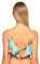 Salinas Çiçek Desenli Mavi Turuncu Bikini Üstü #5