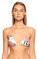 Mara Hoffman Desenli Pembe Bikini Üstü #3