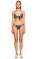Mara Hoffman Puantiyeli Siyah Mavi Bikini Üstü #2