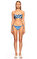 Mara Hoffman Desenli Çift Taraflı Mavi Bikini Alt #2