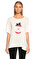 Sonia By Sonia Rykiel İşleme Detaylı Beyaz T-Shirt #1