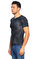 John Varvatos Desenli Lacivert T-Shirt #4