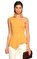 Bcbg Max Azria Tek Kol Sarı Bluz #1