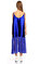 Be Mine Askılı Midi Lacivert Elbise #3
