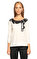 Sonia By Sonia Rykiel Truvakar Kollu Krem Siyah T-Shirt #1