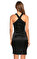 GF Ferre Taş İşlemeli Siyah Elbise #4