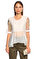 Silvian Heach İşleme Detaylı Beyaz Bluz #1