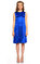 Michael Kors Collection Saten Gece Mavisi Elbise #1