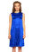 Michael Kors Collection Saten Gece Mavisi Elbise #2