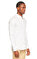 Jil Sander Çizgili Beyaz Gömlek #4