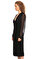 Michael Kors Collection V Yaka Midi Siyah Elbise #3